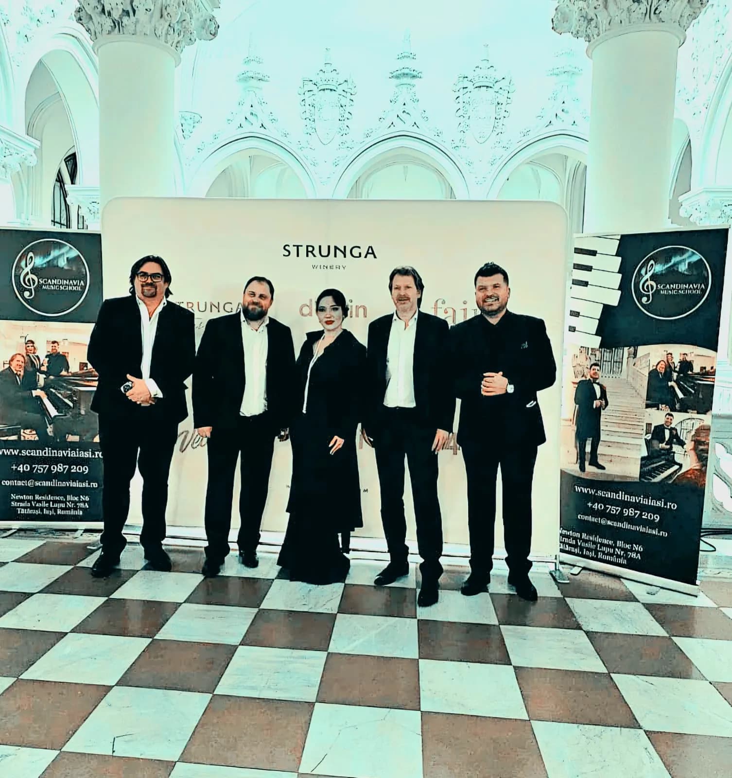 Scandinavia Music School team at STRUNGA Winery event