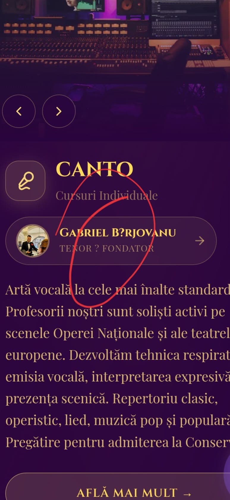 Tenorul Gabriel Bîrjovanu — Portret recital toamnă 2026