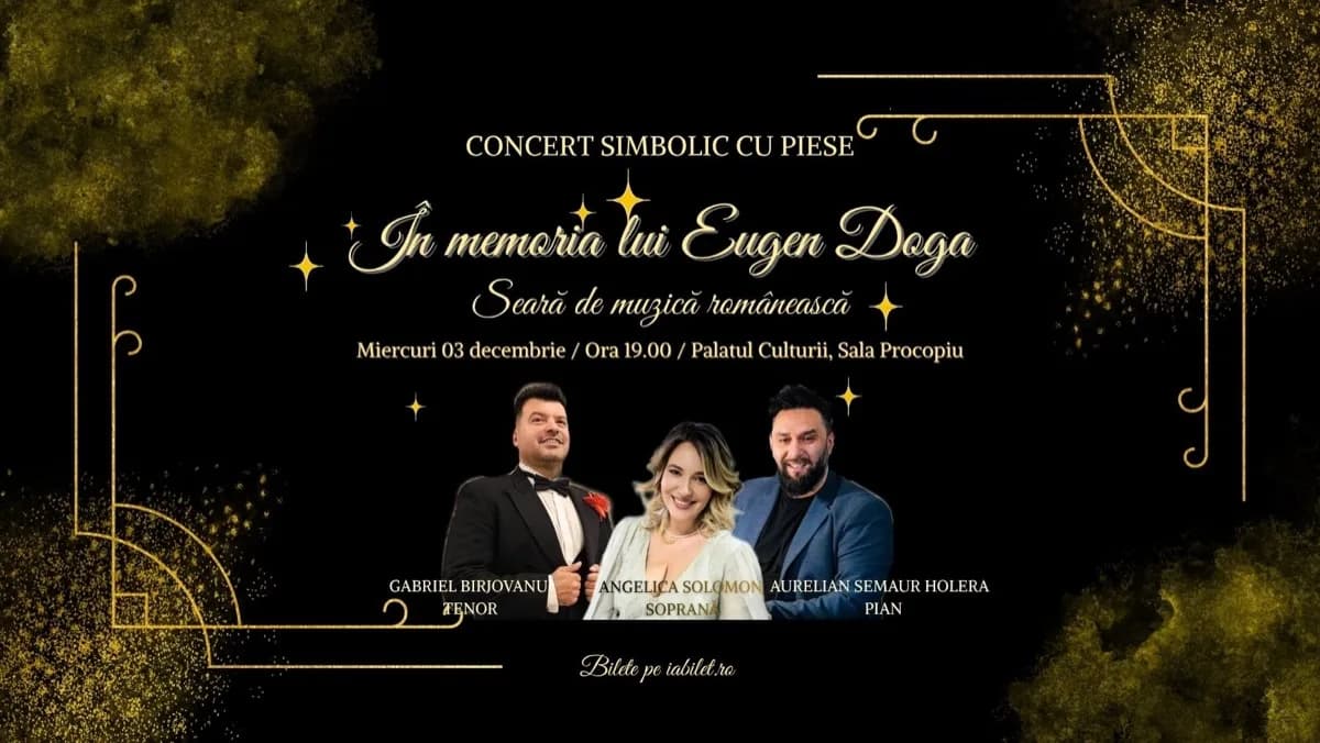 În memoria lui Eugen Doga. Seară de muzică românească la Iași