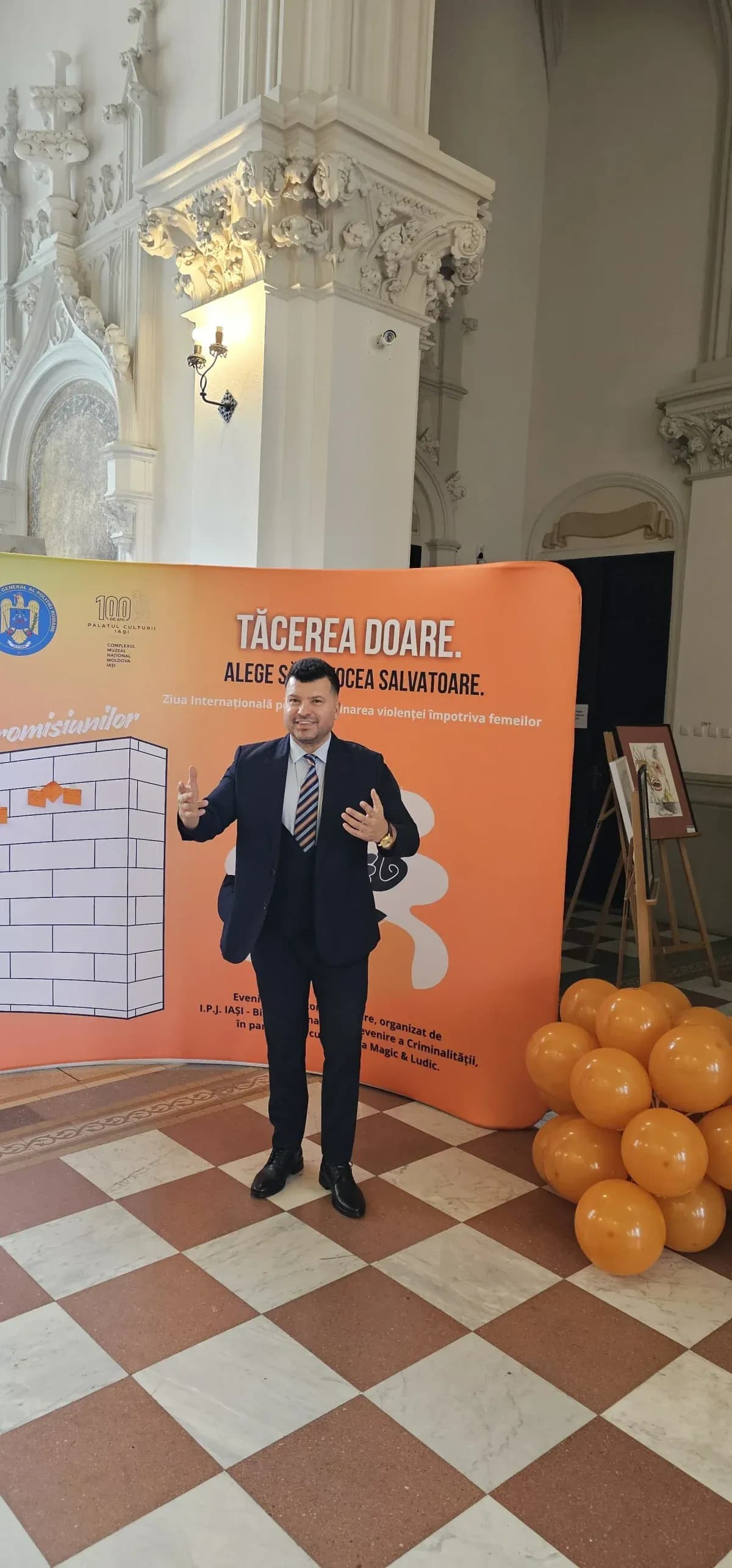 Participare la campania „Tăcerea doare. Alege să fii vocea salvatoare"