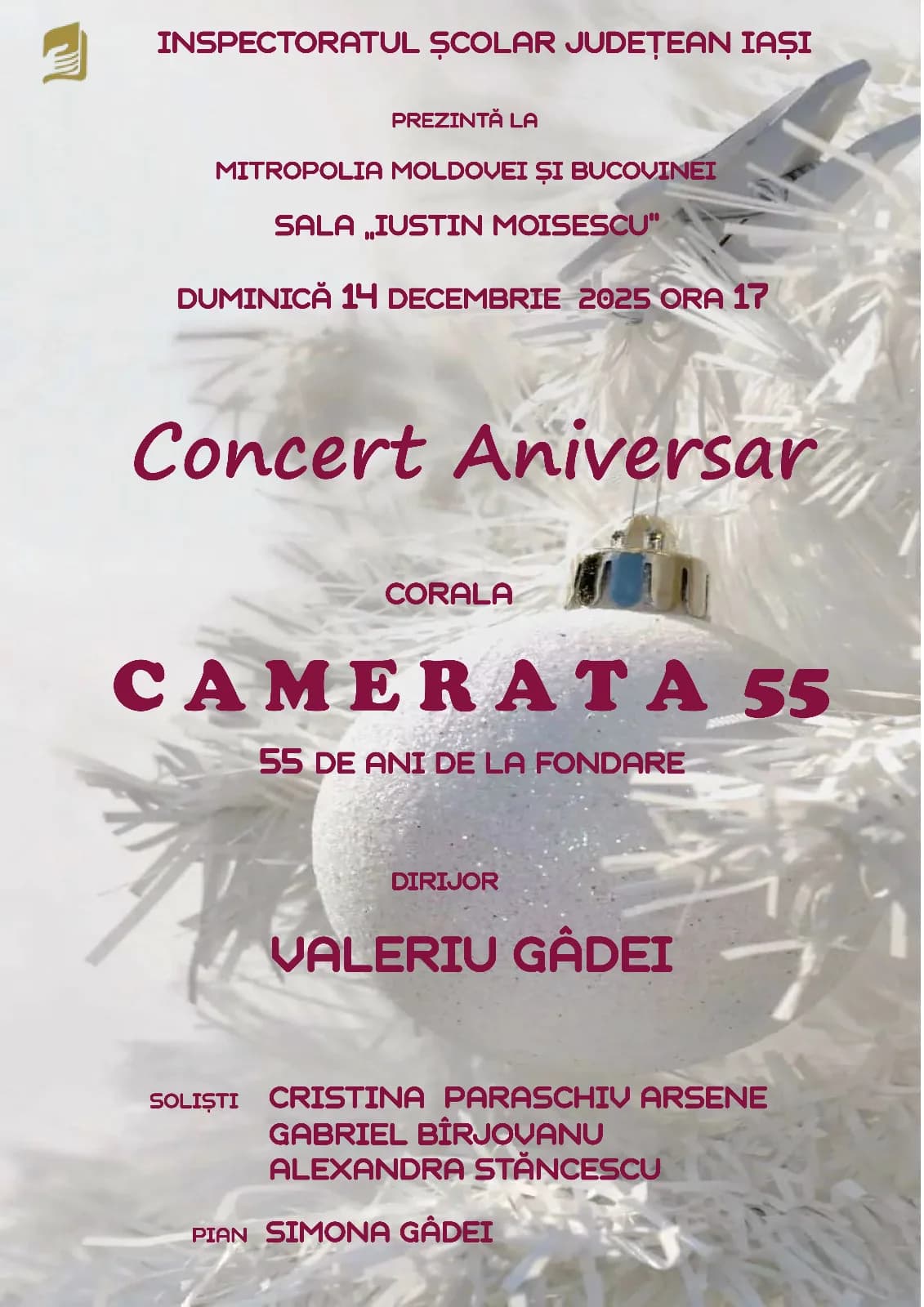 Concert Aniversar Corala CAMERATA 55